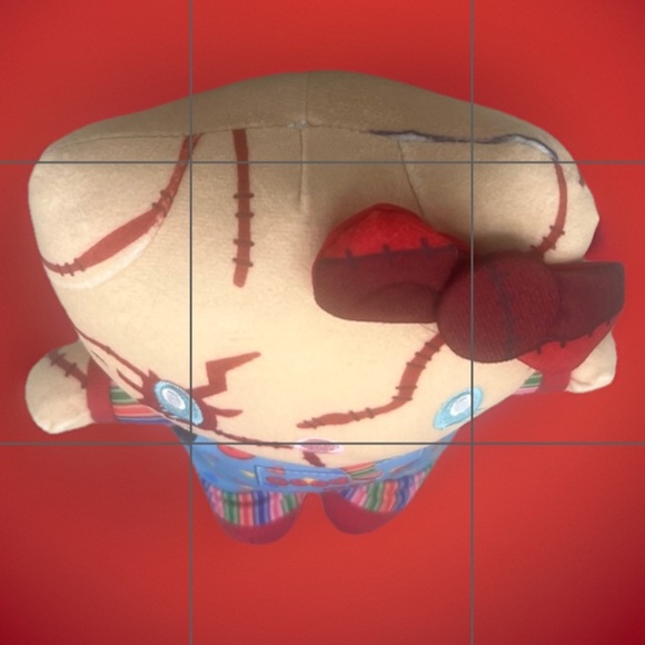 HELLO KITTY x CHUCKY Child's Play 9"" inch Plush Stuffed Doll Toy Halloween NEW - Picture 7 of 8